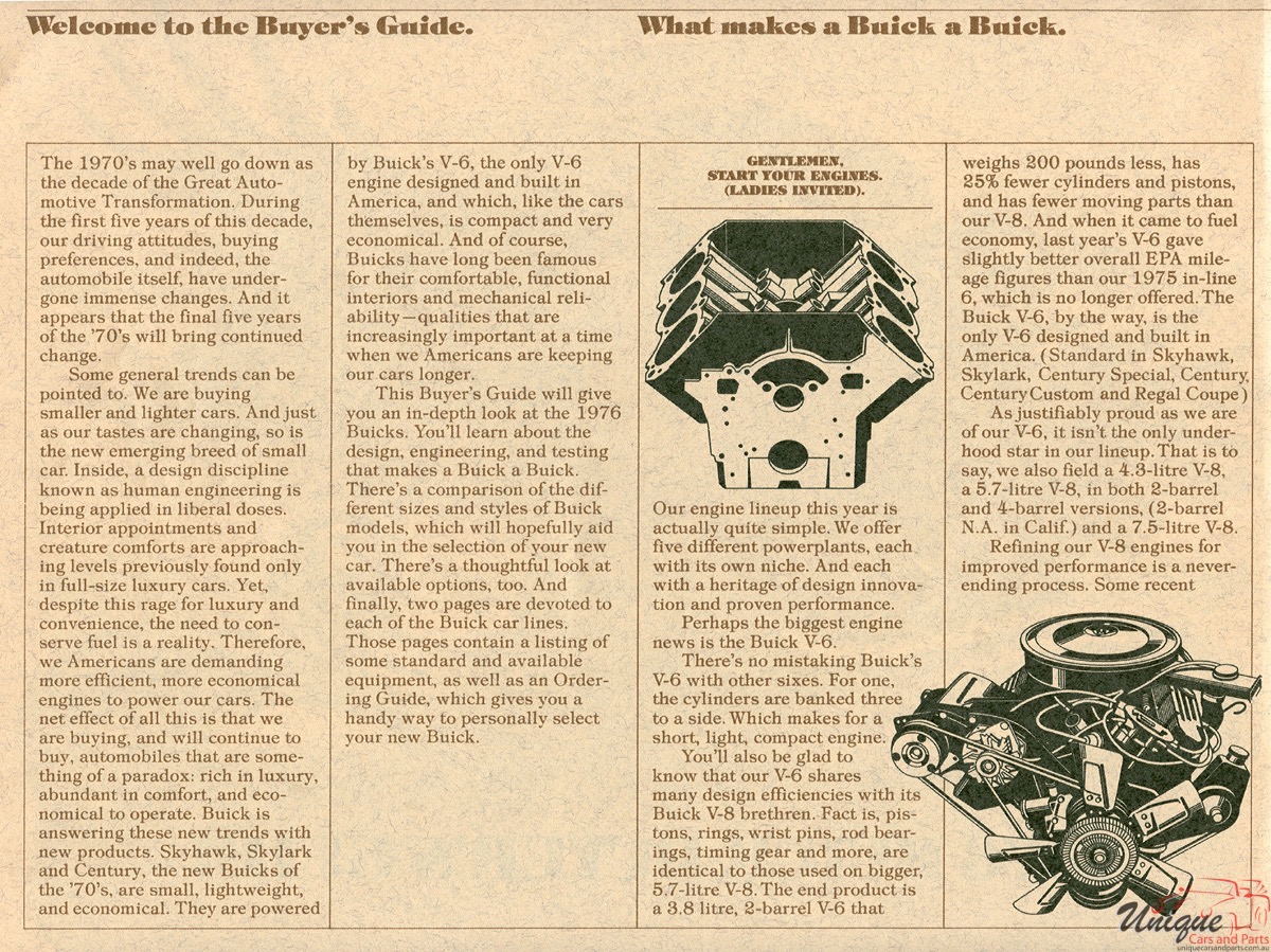 1976 Buick Brochure Page 51